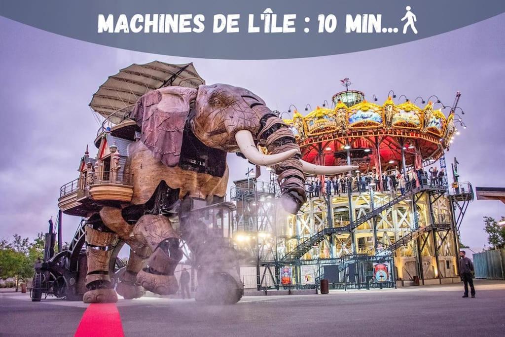 Machines De L'Ile - Fibre - Netflix - T2 La Tour Appartement Nantes Buitenkant foto
