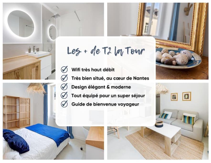 Machines De L'Ile - Fibre - Netflix - T2 La Tour Appartement Nantes Buitenkant foto
